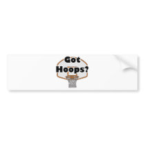 got hoops basketball hoop bumper stickers