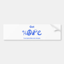 Got Hope - Blue Bumper Stickers