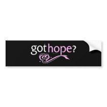 Got Hope? Bumper Sticker bumper stickers by CureApparel Got Hope? Bumper Sticker bumper stickers
