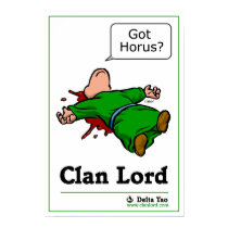 Got Horus? - outlined poster posters