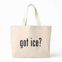 got ice? canvas bag