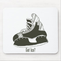 Got Ice? Hockey Skate Mousepad