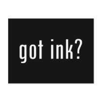 got ink? postcards