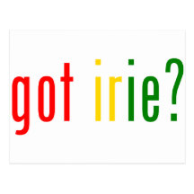 got irie? postcard