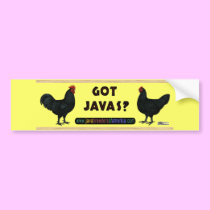 Got Javas? bumper stickers