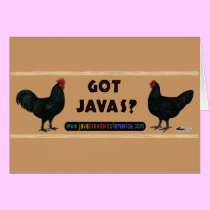 Got Javas? cards