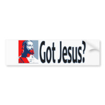 got Jesus bumper sticker