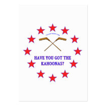 Got Kahoonas Hockey Business Card Templates