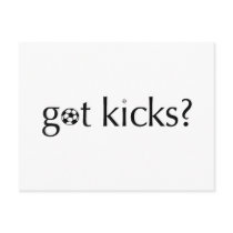 Got Kicks? postcards