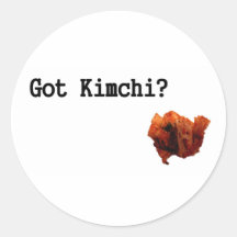 Got Kimchi? Round Stickers
