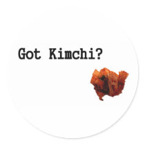 Got Kimchi? Round Stickers