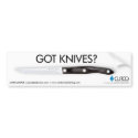 "Got Knives" Cutco Bumper Sticker bumper stickers by cutcoprint "Got Knives" Cutco Bumper Sticker bumper stickers