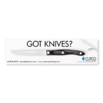 "Got Knives" Cutco Bumper Sticker bumper stickers by cutcoprint "Got Knives" Cutco Bumper Sticker bumper stickers