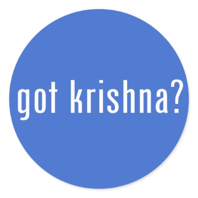 got krishna? sticker by gottees
