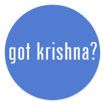 got krishna? stickers by gottees got krishna? stickers