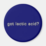 Got Lactic Acid? Funny Running Design Fridge Magnet