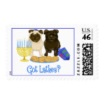 Got Latkes Hanukkah Pug Stamps - Customizable