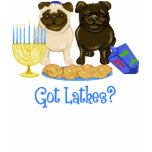Got Latkes Hanukkah Pug Tees