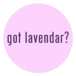 got lavendar? sticker