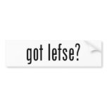 got lefse? bumper sticker
