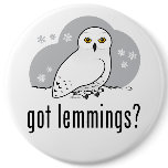 got lemmings? Round Button