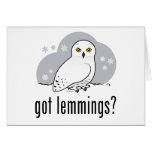 got lemmings? Note Card