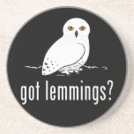 got lemmings? Sandstone Drink Coaster
