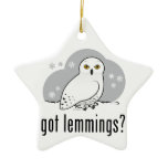 got lemmings? Star Ornament