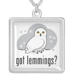 got lemmings? Silver Plated Necklace