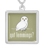 got lemmings? Silver Plated Necklace
