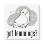 got lemmings? Square Magnet