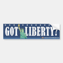 Got Liberty? Bumper Sticker bumper stickers