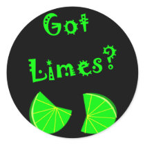 Got Limes?  Lime Lovers T-Shirts & Gifts stickers