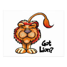 Got Lion Postcards