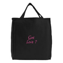 Got Love?-embroidered bag embroidered bags by artdebogallery Got Love?-embroidered bag embroidered bags