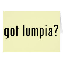 got lumpia? cards