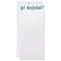 got magloobah rack cards