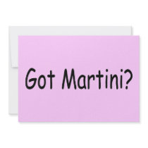 Got Martini Personalized Invitation