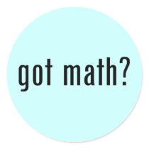 got math? sticker