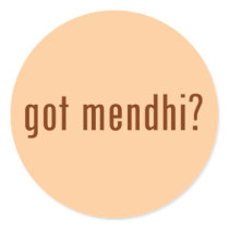 got mendhi? stickers