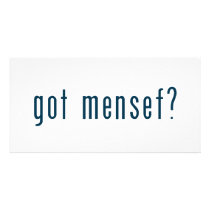 got mensef personalized photo card