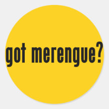 got merengue round sticker