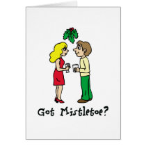 Got Mistletoe Christmas cards