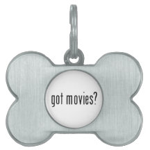 got movies? pet ID tag