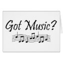 Got Music? (Notes 1) cards