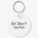 Got Music? (Notes 1) keychains