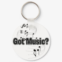 Got Music? (Notes) keychains by TorrDenaIndians Got Music? (Notes) keychains