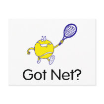 Got Net?Tennis postcards by TeeZazzle Got Net?Tennis postcards