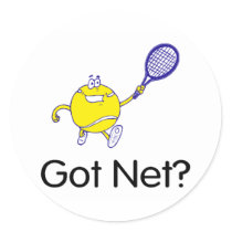 Got Net? (Tennis) stickers