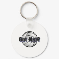 Got Net (Volleyball) keychains by CelebrationZazzle Got Net (Volleyball) keychains